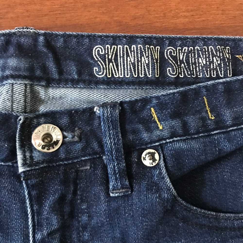 Madewell Dark Wash Denim Skinny Skinny Jeans 27x32 - Picture 7 of 7